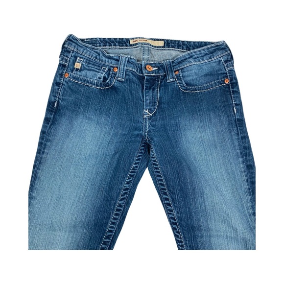 Big Star Womens Low Rise Straight Leg Cropped Capri Jeans Size 30 X 23 Blue - Picture 6 of 14